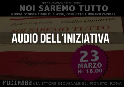 Audio dell’iniziativa